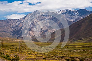 View of Andes mountains, Valle Hermoso photo