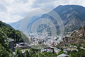 View of the Andorra la Vella, Andorra photo