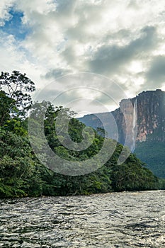 View of Angel falls, Canaima National Park