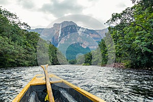 View of Angel falls, Canaima National Park