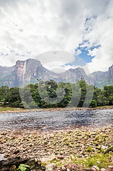 View of Angel falls, Canaima National Park