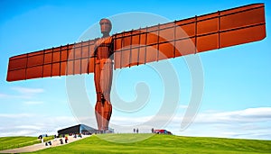 A view of the Angel of the North