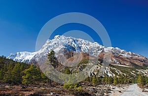 View on Annapurna mountain of Nepal