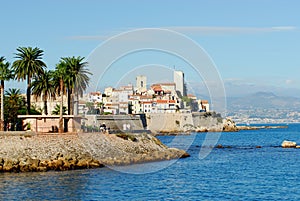 View of Antibes (France,french photo