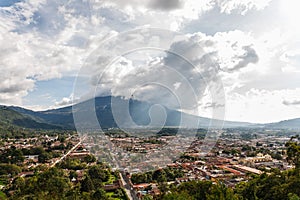 A View of Antigua, Guatemala from Cerro De La Cruz