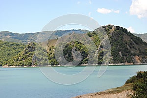 View of Antuni on the Lake Turano photo