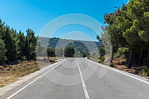 View of Anzac-Suvla Road in Canakkale