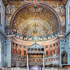 Basilica of Saint Clement in Rome, Italy photo