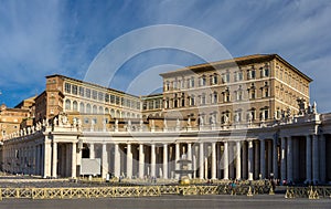 View of Apostolic Palace from Saint Peter's Square