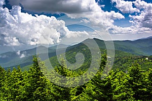 View of the Appalachian Mountains from the Observation Tower at photo