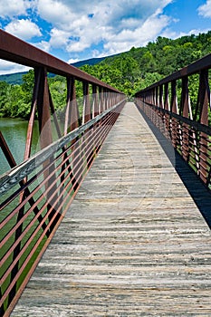 A View of an Appalachian Trail Footbridge photo