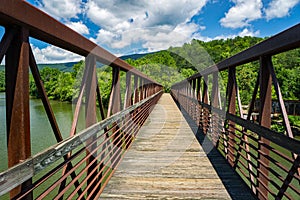 A View of an Appalachian Trail Footbridge photo