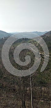 View of Appennini mountains center Italy photo