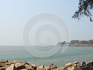 View of Arabian Sea from St Angelo`s Fort, Kannur, Kerala, India