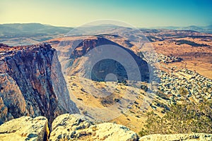 View from Arbel cliff