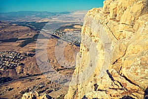 View from Arbel cliff