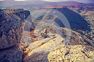View from Arbel cliff