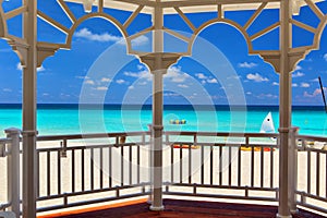 View from an arbor to the Atlantic Ocean