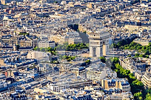 The View of Arc de Triomphe photo