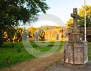 View of the Arce bridge photo