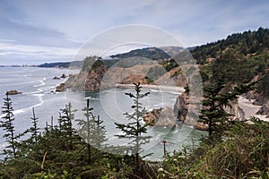 View from Arch Rock trail in Oregon