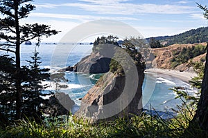 View from Arch Rock trail in Oregon