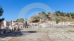 View of the archaeological site of Eleusis, Attica, Greece
