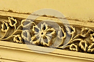 View of architechtural details of  200 years old tombs of Paigah Nobles In Nizam`s state in hyderabad,India