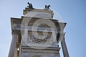 View of Arco della Pace