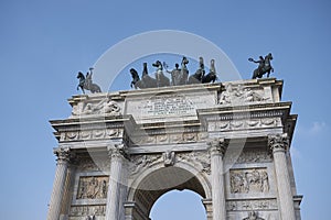 View of Arco della Pace