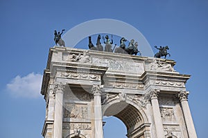 View of Arco della Pace