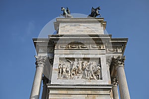 View of Arco della Pace