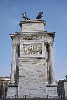 View of Arco della Pace