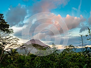 View of Arenal volcano,