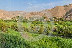 View of Areni village and Arpa river, Armen photo