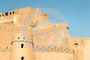 View of Arg-e Bam - Bam Citadel, rebuilt after earthquake, Iran photo