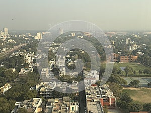 View around Connaught Place in Delhi, India
