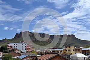 The view around Langmusi town. A combination of Tibetan urban li