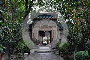 The view around Xi`an Great Mosque, considered as one of the mos