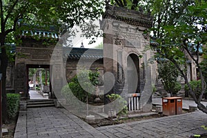 The view around Xi`an Great Mosque, considered as one of the mos