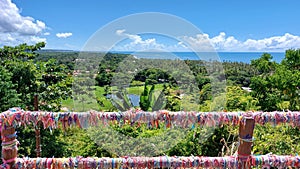 View of Arraial D'ajuda - famous Brazilian beach