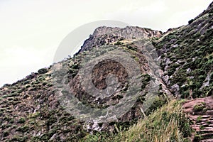 A view of Arthurs Seat in Edinburgh