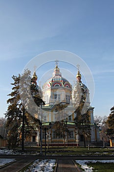View at Ascension Cathedral, Almaty, Kazakhstan