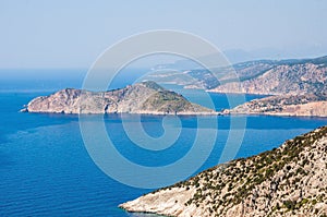 View of Assos village on Kefalonia island