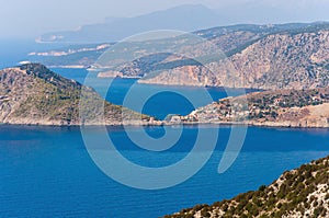 View of Assos village on Kefalonia island