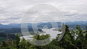 A view from the Astoria Column  Oregon