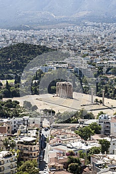 View of athens - greece photo