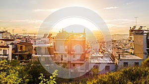 Dense urban development.