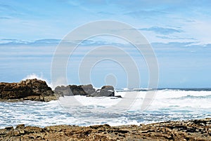 View of Atlantic ocean in Costa da Morte, Spain