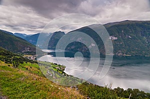 View at Aurland, Norway